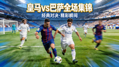 皇家马德里对阵巴塞罗那全场集锦视频封面图
